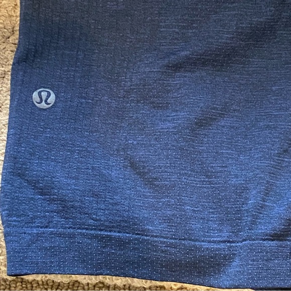 Lululemon x Peloton Men Navy Metal Vent Tech Athletic T-Shirt Size XL - Picture 5 of 7